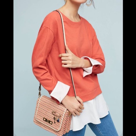 Anthropologie Tops - Anthropologie Sz L Layered Pullover Top Eri + Ali